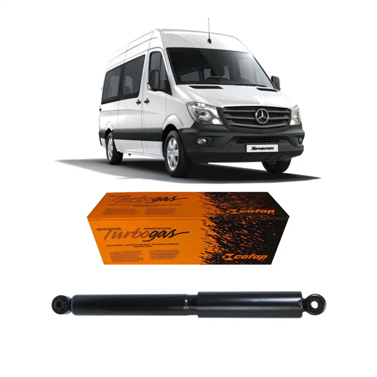 AMORTECEDOR TRASEIRO SPRINTER 415 2012 ACIMA