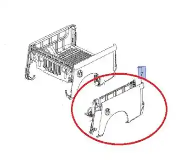 LATERAL EXT CACAMBA S-10 12/ ESQ