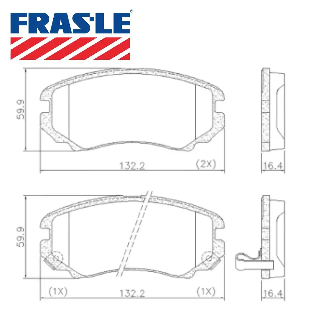PASTILHA FREIO DIANTEIRA HYUNDAI TUCSON 2.0 2004/ CERAMICA