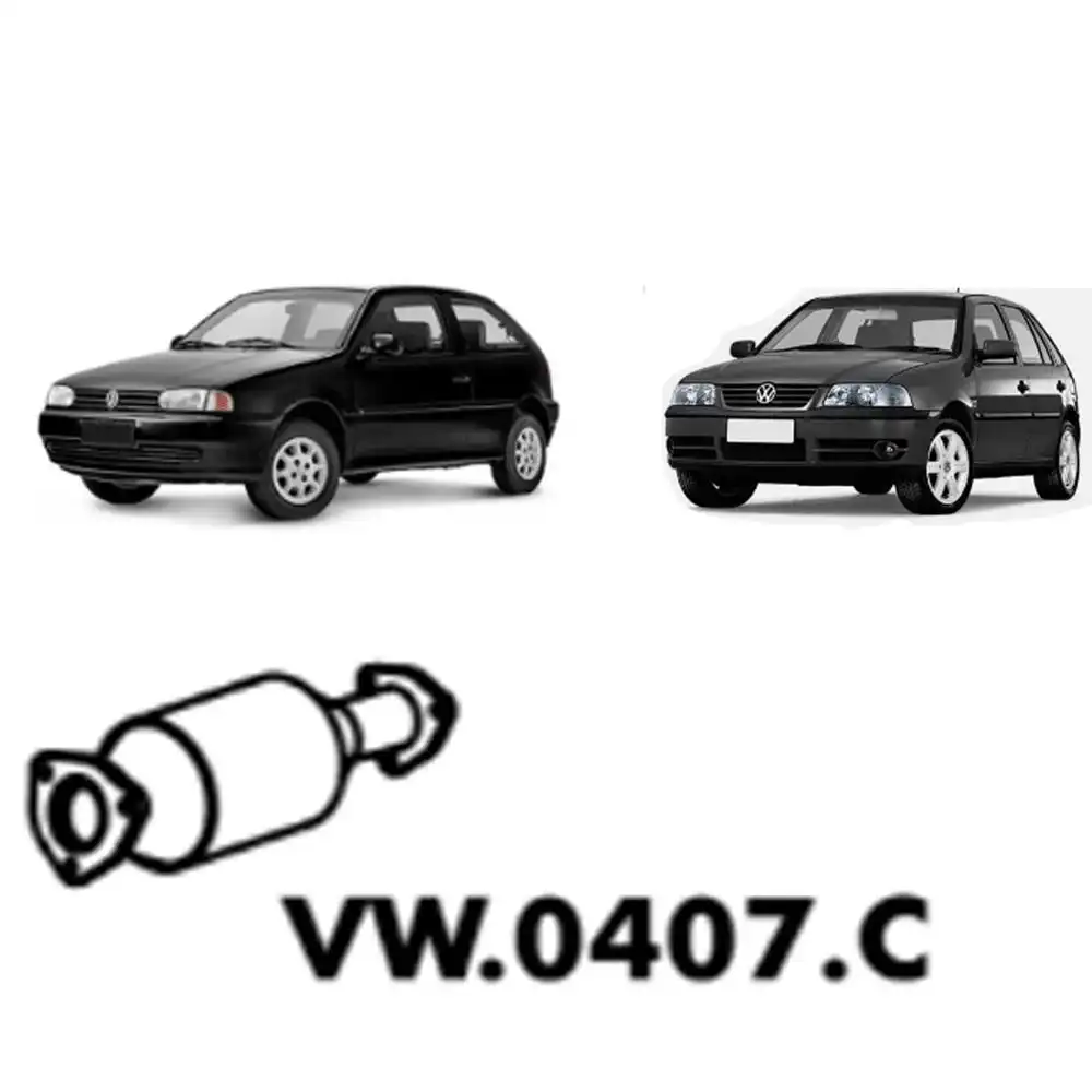CATALISADOR GOL 1.6 1.8 2.0 8V MI 1998 A 1999