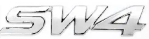 EMBLEMA TOYOTA SW4 CROMADO