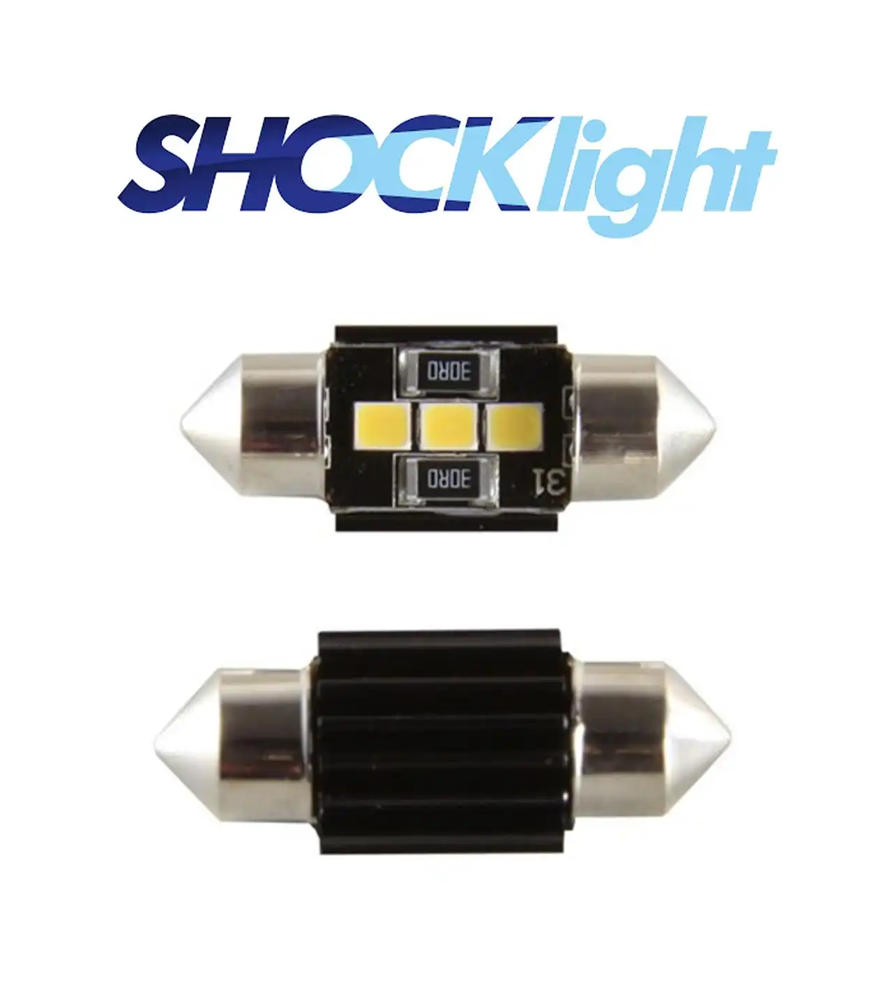 LAMPADA TORPEDO PEQUENA (LED) REDONDA 3 LEDS 31MM