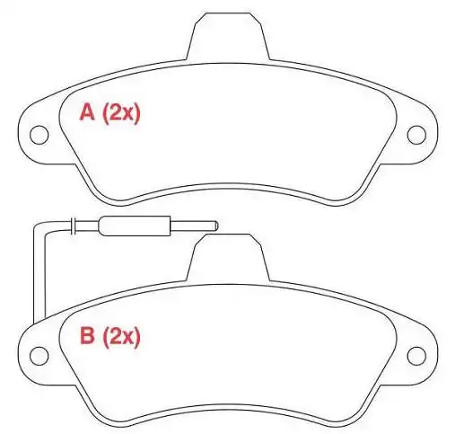 PASTILHA FREIO TRASEIRA MONDEO 1.8 2.0 1993 A 2000