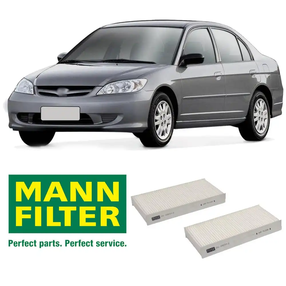 FILTRO AR CABINE HONDA CIVIC 1.7 16V 2001 A 2005