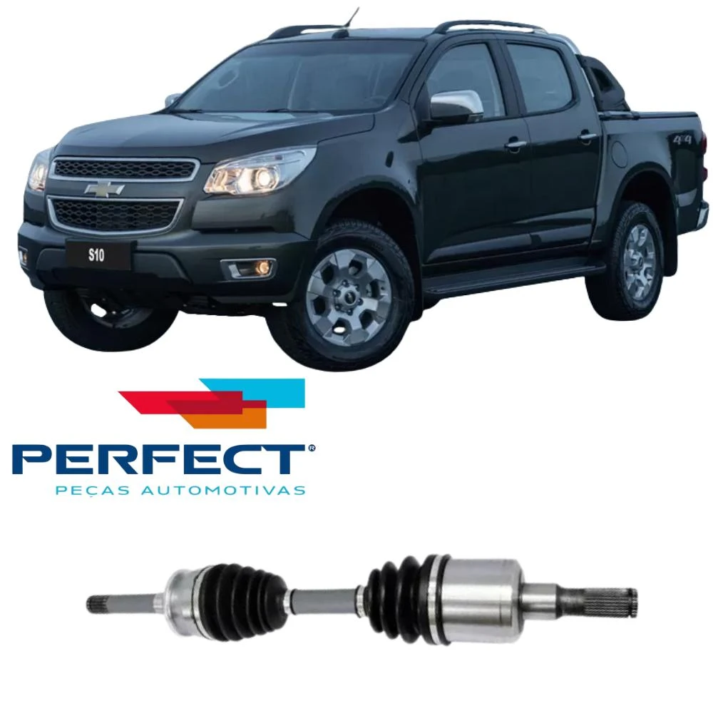 SEMI EIXO S-10 4X4 2.4 2.8 2012 A 2016 MANUAL C/S ABS
