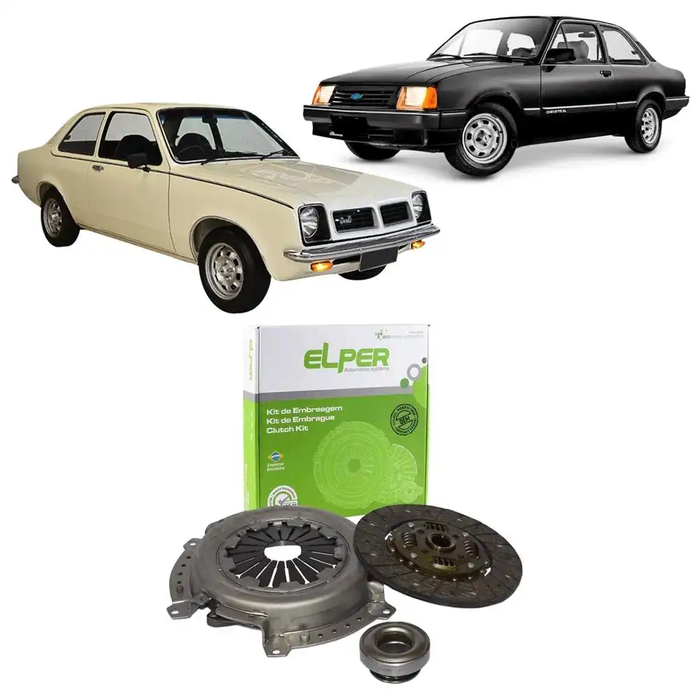 KIT EMBREAGEM CHEVETTE 1.0 1.4 1.6 1973 A 1993 COM ROLAMENTO