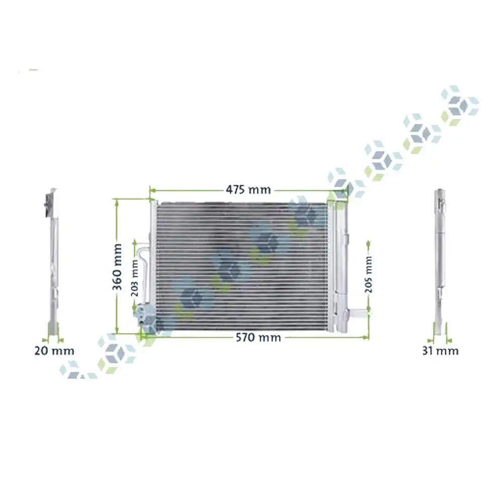 CONDENSADOR AR CONDICIONADO FIAT STRADA 1.0 2009 EM DIANTE