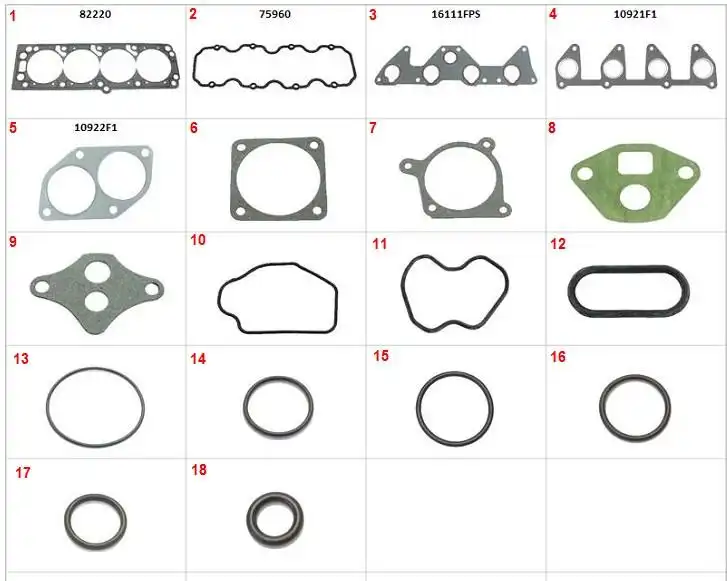 JUNTA MOTOR VECTRA ASTRA 1.8 1999 A 2001 SUP S/RETENTOR