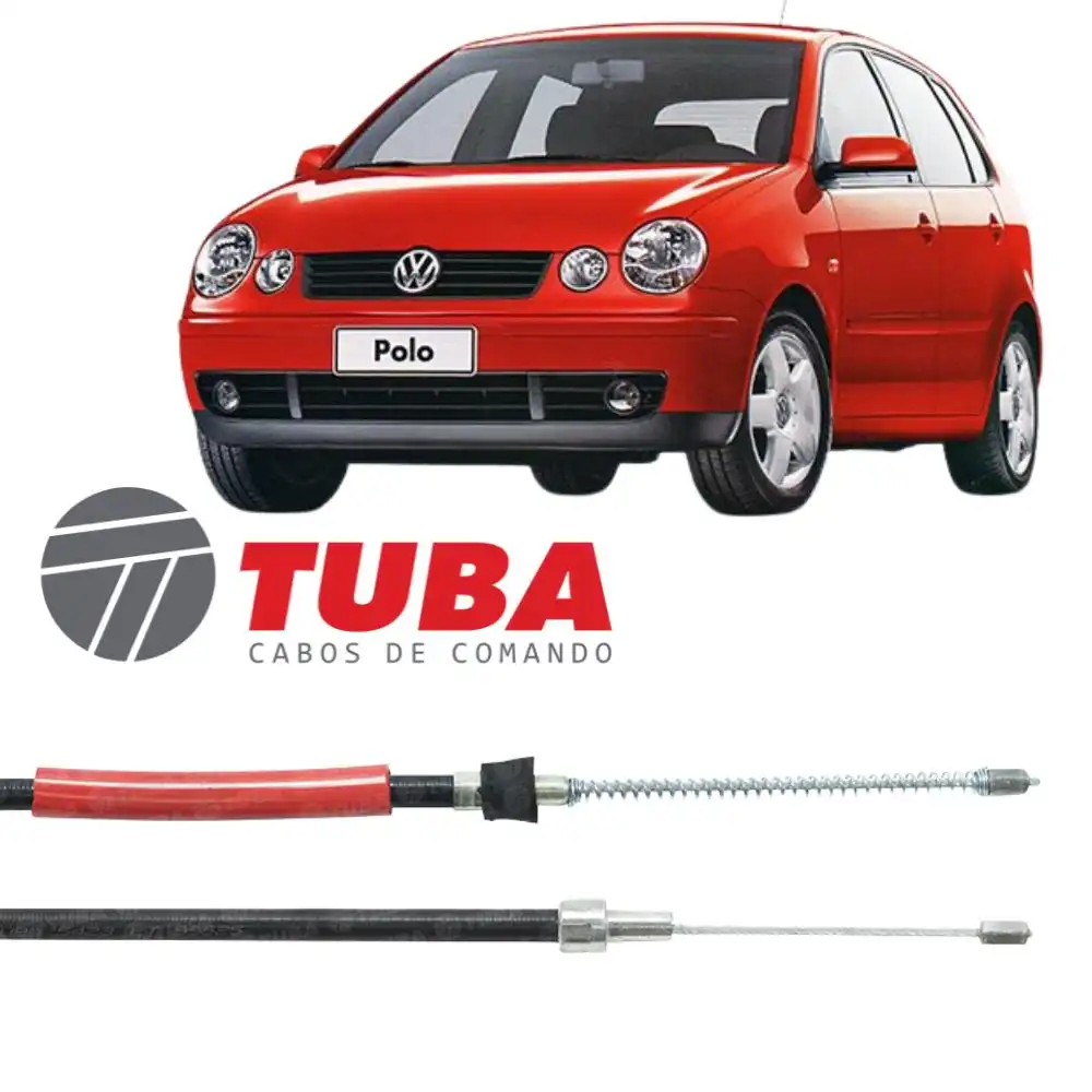 CABO FREIO MAO TRASEIRO POLO 2003 A 2015 (1585MM)