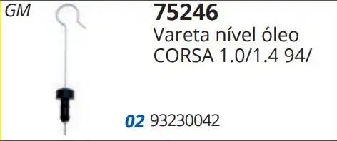 VARETA OLEO CORSA 1.0,1.4 94/