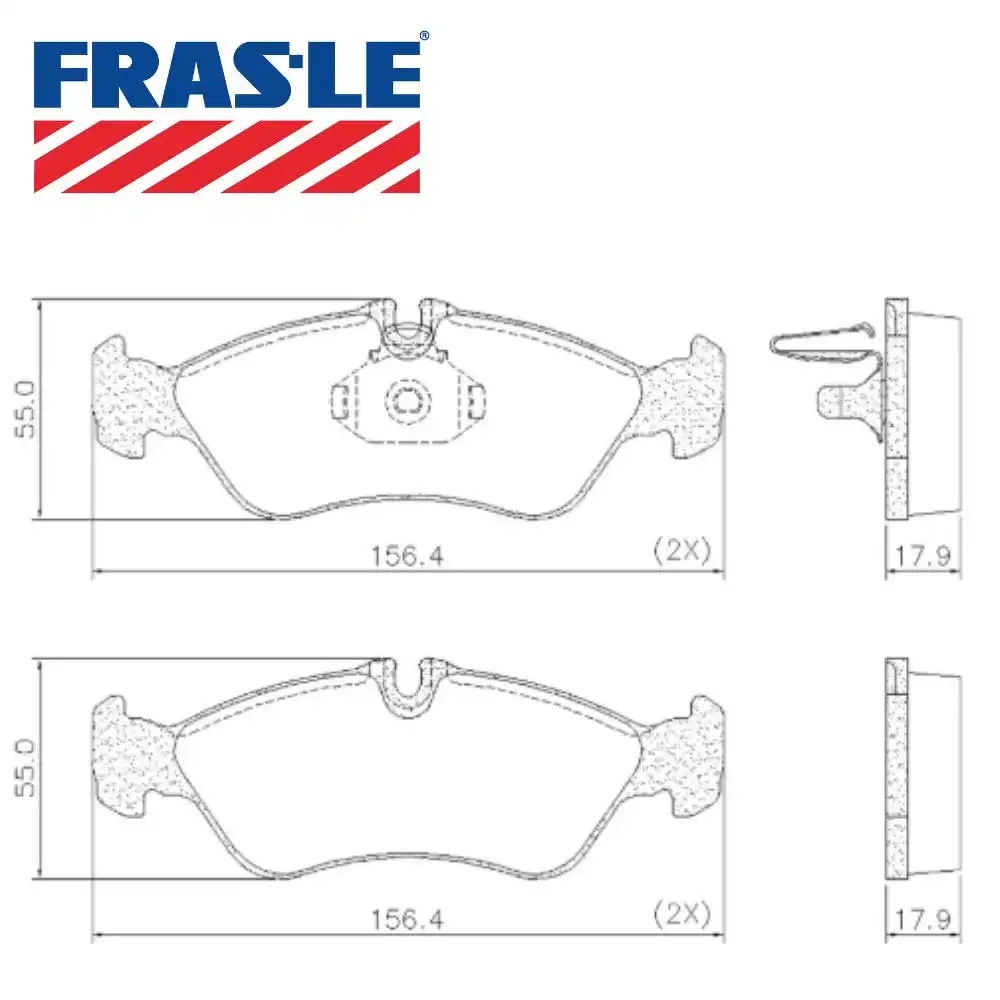 PASTILHA FREIO TRASEIRA MERCEDES SPRINTER 311 2.2 16V 2001 A