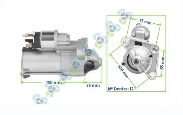 MOTOR PARTIDA DUSTER 2.0 2011/