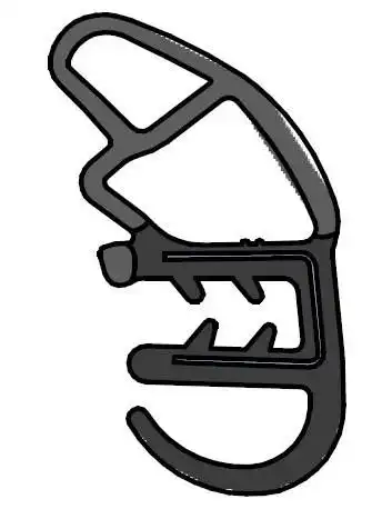 BORRACHA PORTA AMAROK 2010/ 2/4P