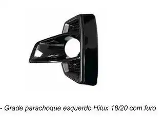 GRADE PARACHOQUE TOYOTA HILUX 2019 A 2020 ESQ