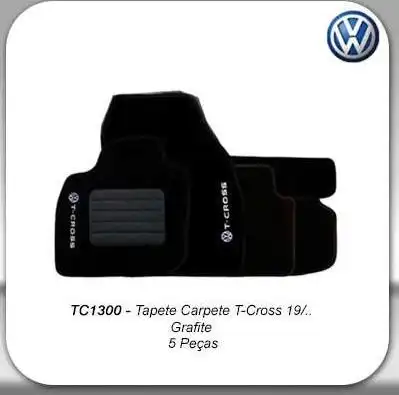 TAPETE VW T-CROSS 18/ CARPETE