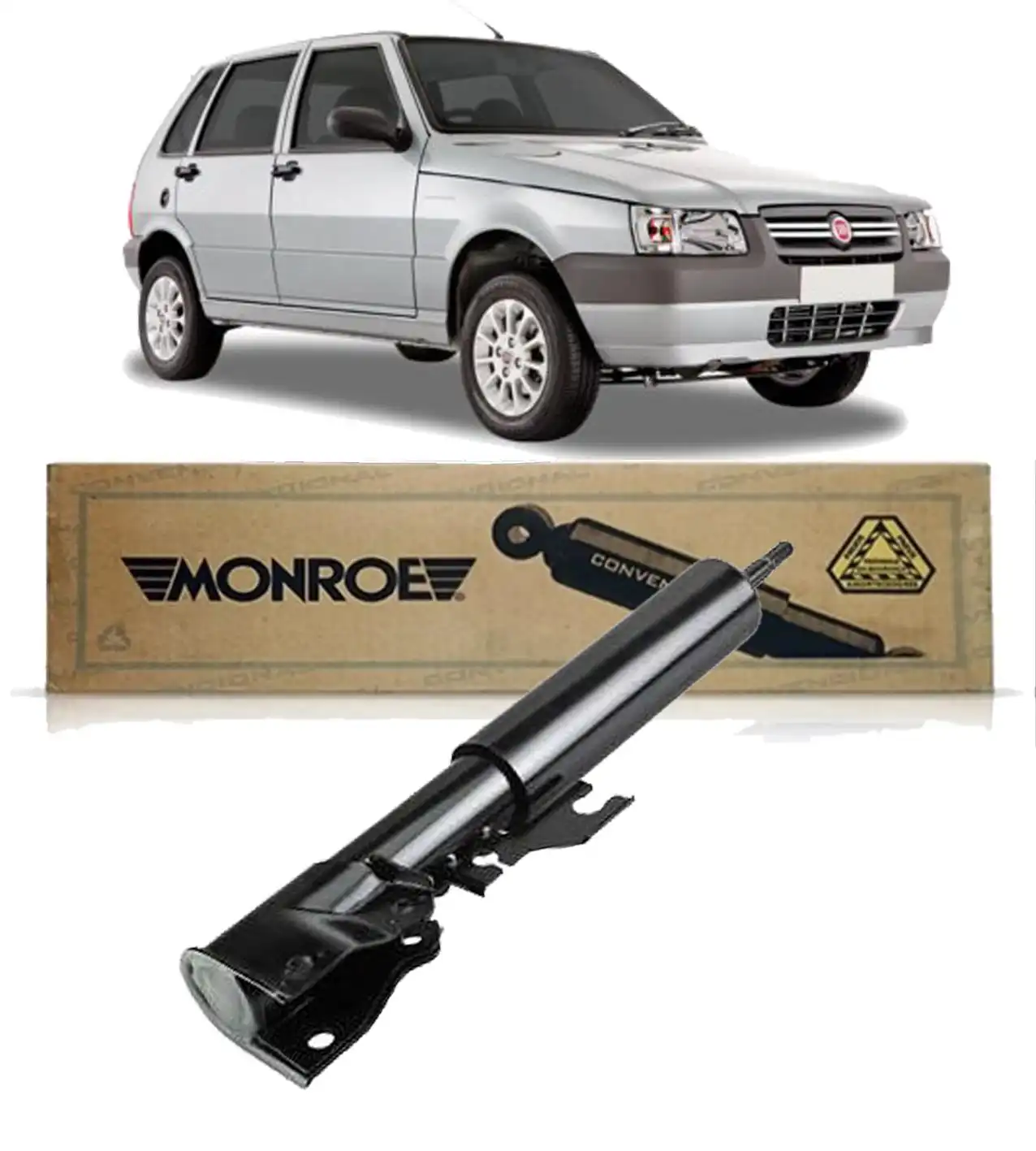 AMORTECEDOR TRASEIRO FIAT UNO 1989 A 2013 MILLE / FIRE