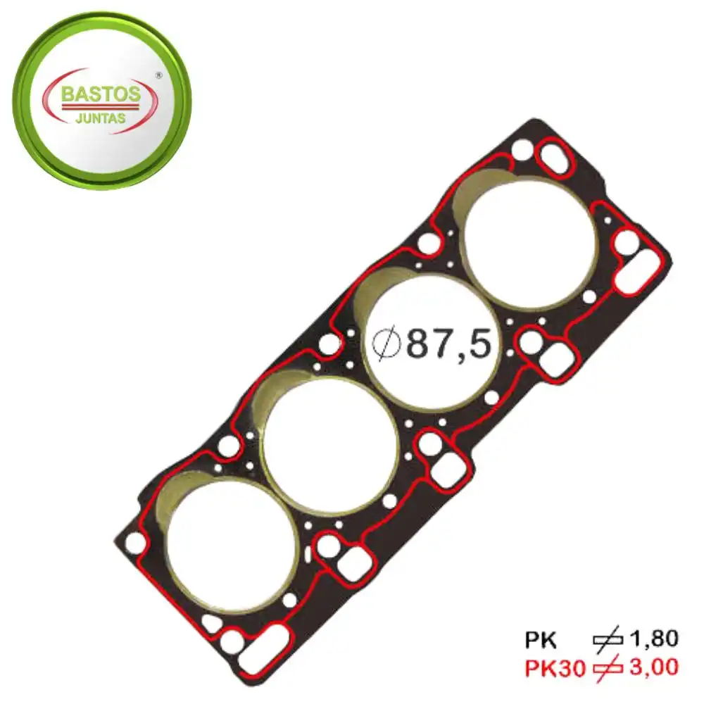 JUNTA CABECOTE SPORTAGE 2.0 1998 A 2004 DIESEL 3,00MM FIBRA