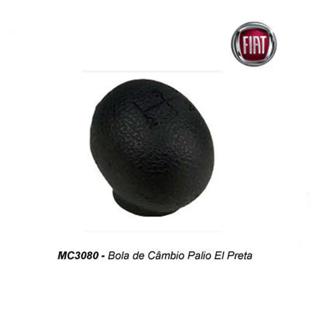 MANOPLA ALAVANCA CAMBIO FIAT PALIO PRETA