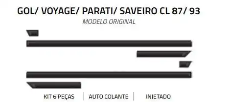 FRISO LATERAL GOL CL /94 PRETO