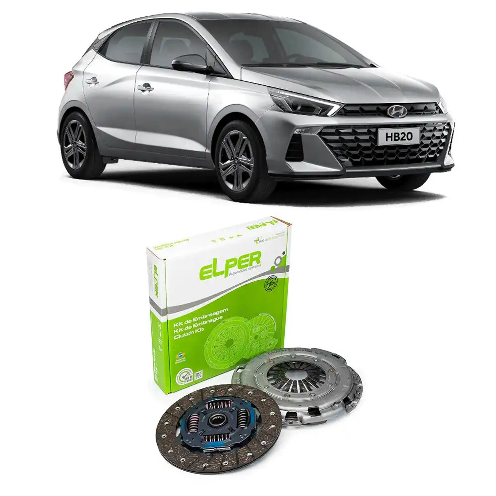 KIT EMBREAGEM HB20 1.0 12V ASPIRADO 2023 ACIMA SEM ATUADOR
