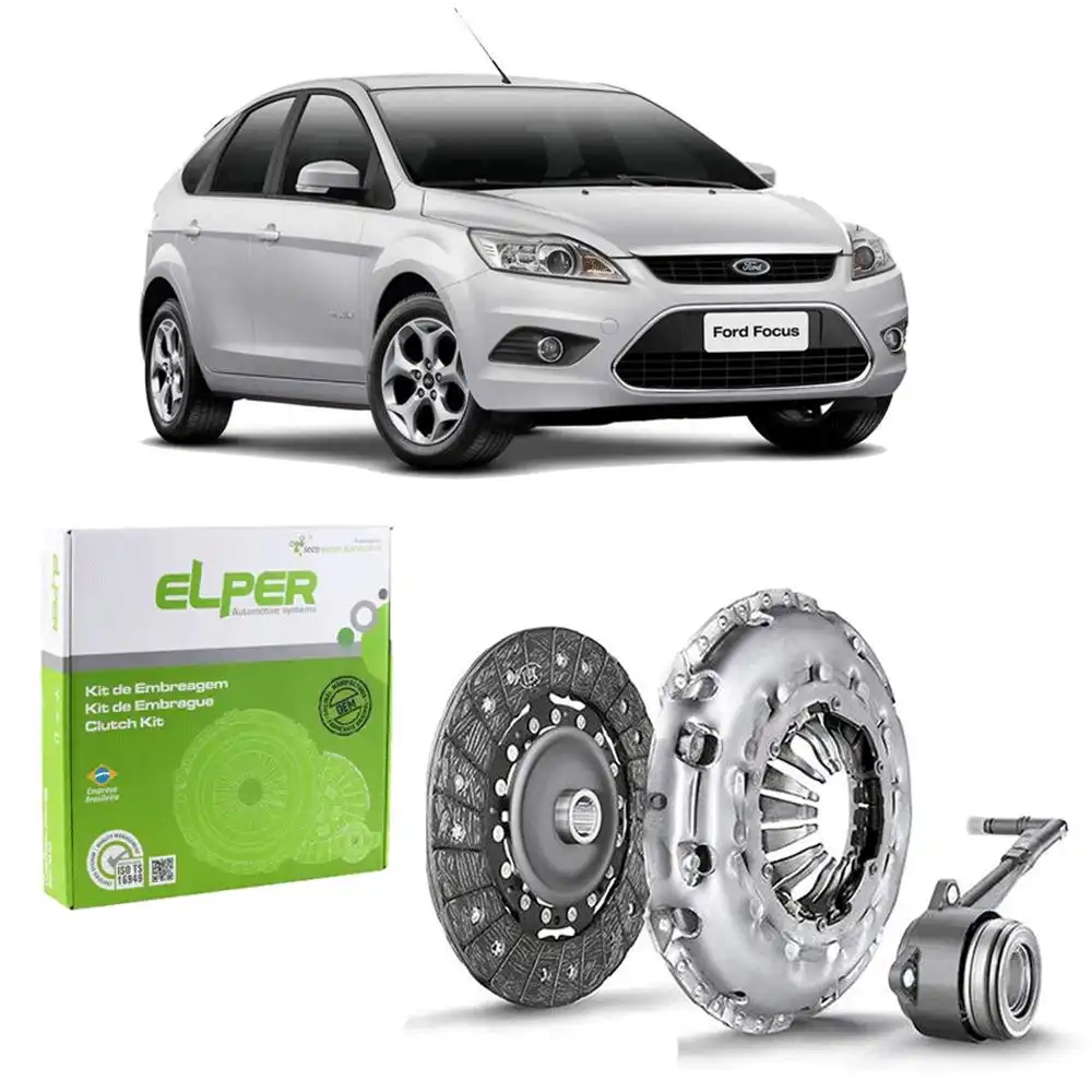 KIT EMBREAGEM FOCUS 2.0 16V FLEX 2010 A 2013 COM ATUADOR