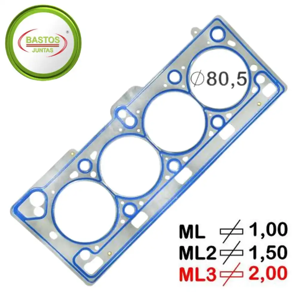 JUNTA CABECOTE SCENIC 1.6 16V 1999 A 2011 METAL SOB MEDIDA