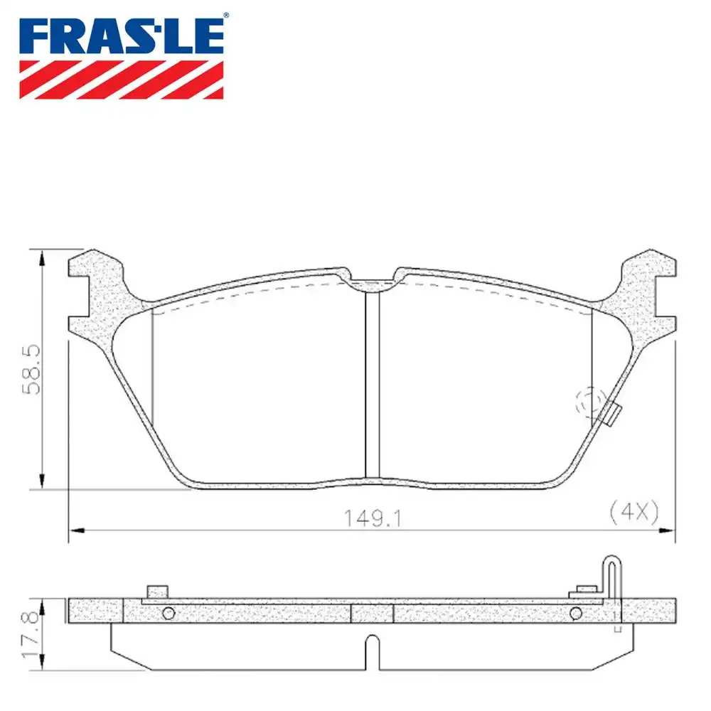 PASTILHA FREIO TRASEIRA RAM 1500 5.7 16V V8 2020 ACIMA