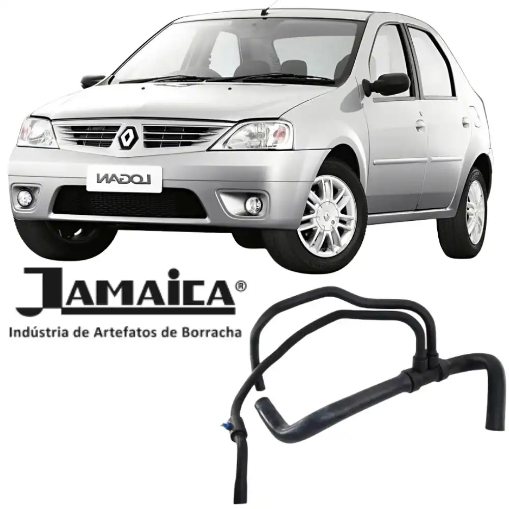 MANGUEIRA RADIADOR LOGAN 1.0 16V 2007 A 2014 INFERIOR COM AR