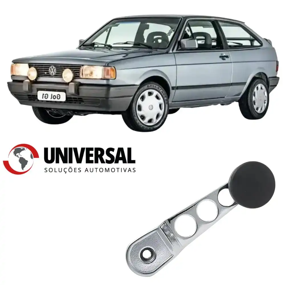 MACANETA VIDRO GOL G1 - FERRO CROMADA