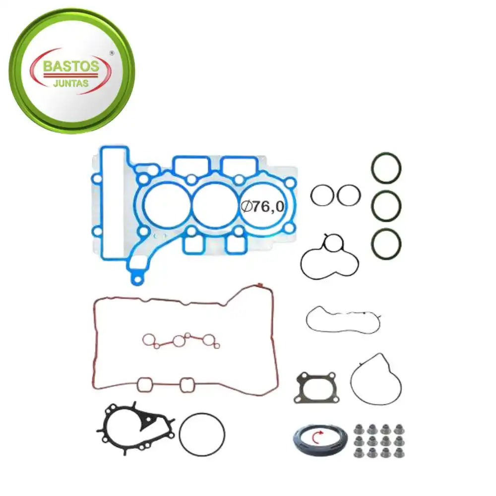 JUNTA MOTOR 208 1.2 12V FLEX 2017 A 2021 CHAPA COM RETENTOR