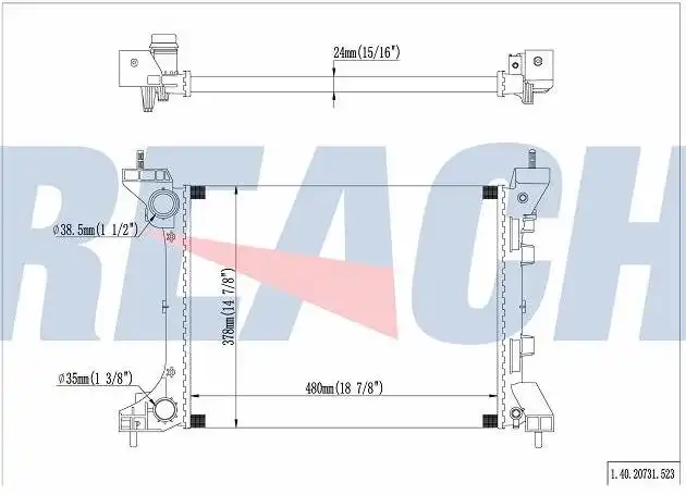 RADIADOR UNO 1.0 FLEX 2011 A 2016 COM AR