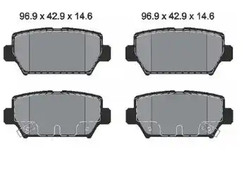 PASTILHA FREIO TRASEIRA MITSUBISHI ECLIPSE CROSS 2018/