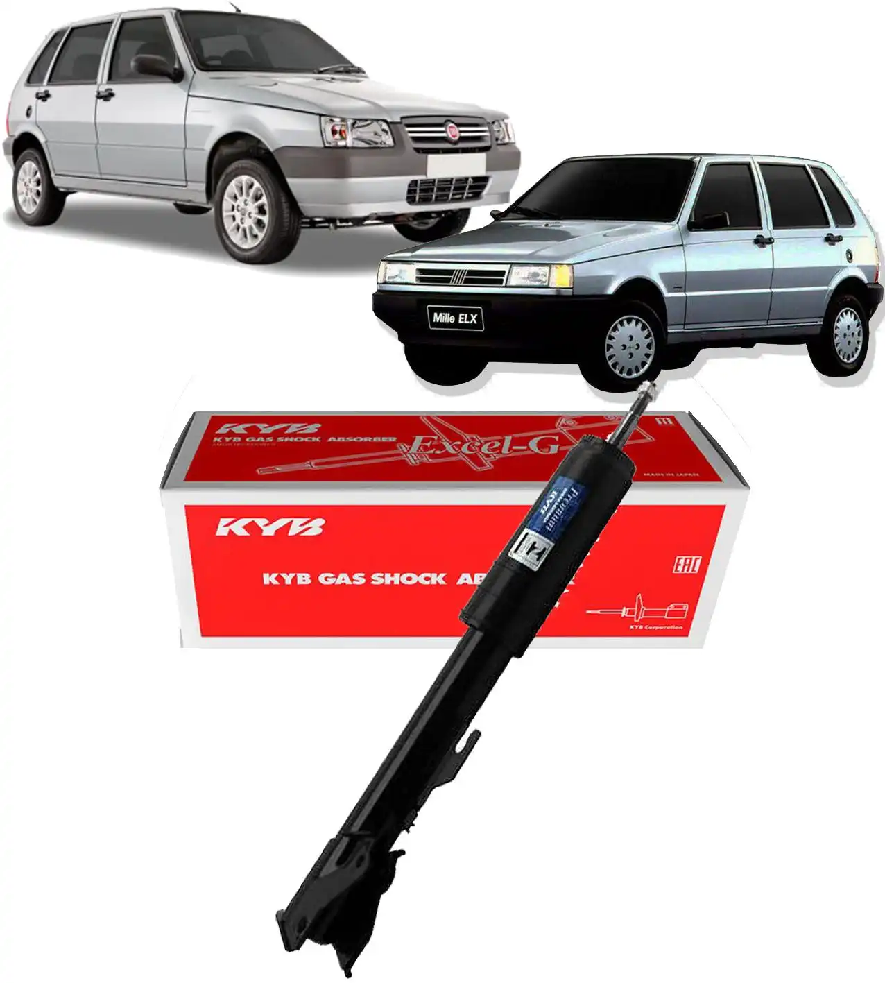 AMORTECEDOR TRASEIRO FIAT UNO 1989 A 2013 MILLE / FIRE