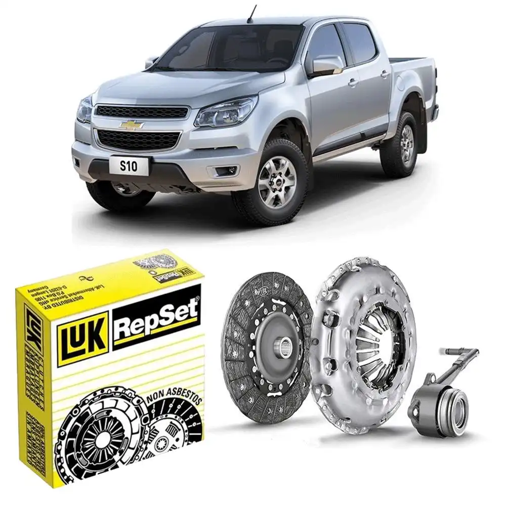 KIT EMBREAGEM S-10 2.5 16V FLEX 2015 A 2022 COM ATUADOR