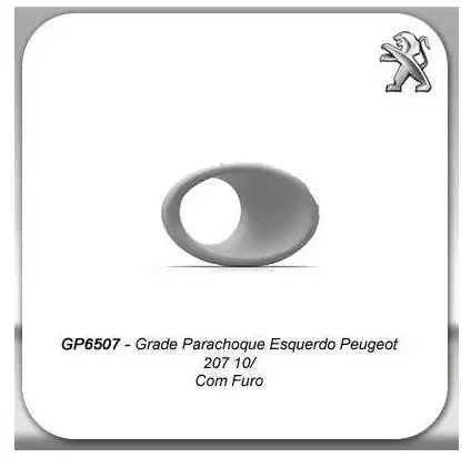 GRADE PARACHOQUE PEUGEOT 207 10/ C/ FURO ESQ