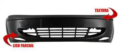 PARACHOQUE DIANT FIESTA 00/02 PRETO LISO