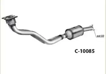 CANO SAIDA MOTOR GOLF 1.6 99/ AUDI A3 1.6 99/ C/ CATALISADOR