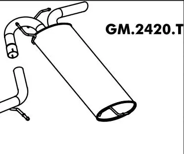 SILENC TRAS CAPTIVA 2.4 16V 4X2 2008 A 2010