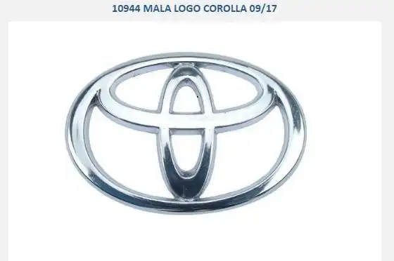 EMBLEMA TAMPA TRAS TOYOTA COROLLA 09/17 (LOGO)