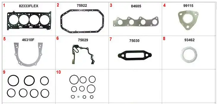 JUNTA MOTOR GOL POWER 1.6 8V FOX 1.6 8V 03/ FOX GOLF METAL