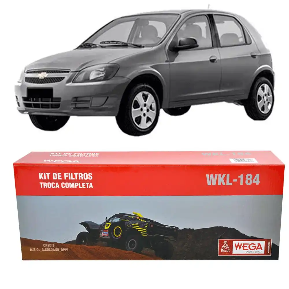 KIT FILTROS CELTA 1.0 8V 2009 A 2017