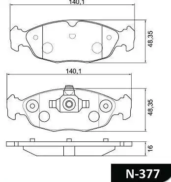 PASTILHA FREIO DIANTEIRA CORSA 1.0 2010/