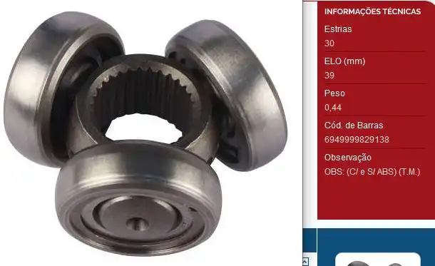 TRIZETA GOLF AUDI A3 MAREA 30 DENTES