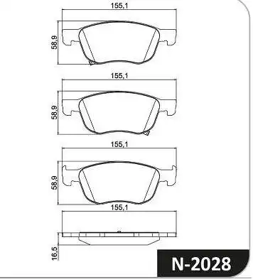 PASTILHA FREIO DIANTEIRA HONDA CIVIC 1.5 2.0 2019 EM DIANTE