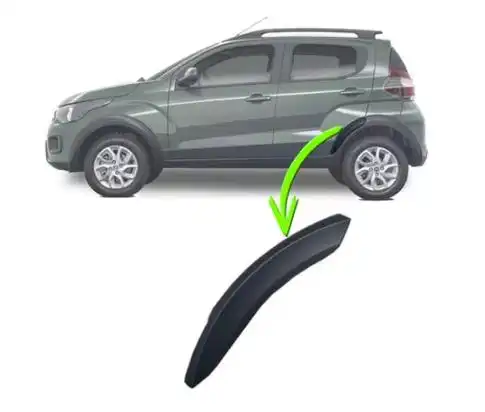 MOLDURA PARALAMA FIAT MOBI 17/ TRAS ESQ PEQUENA