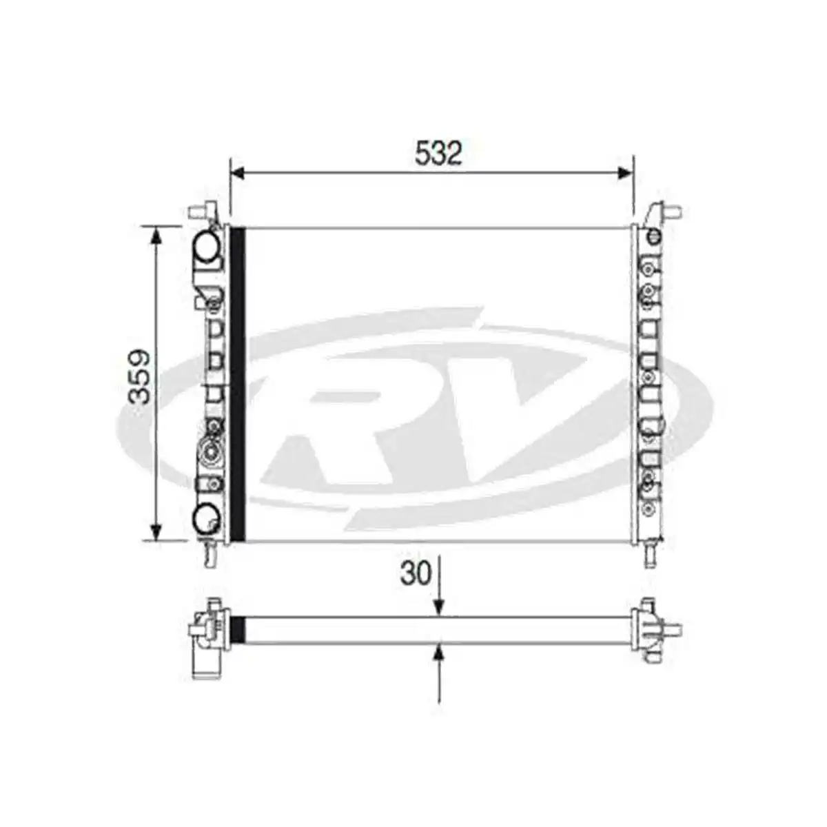 RADIADOR FIAT UNO 1.0 8V FIRE 2004 A 2013 COM AR
