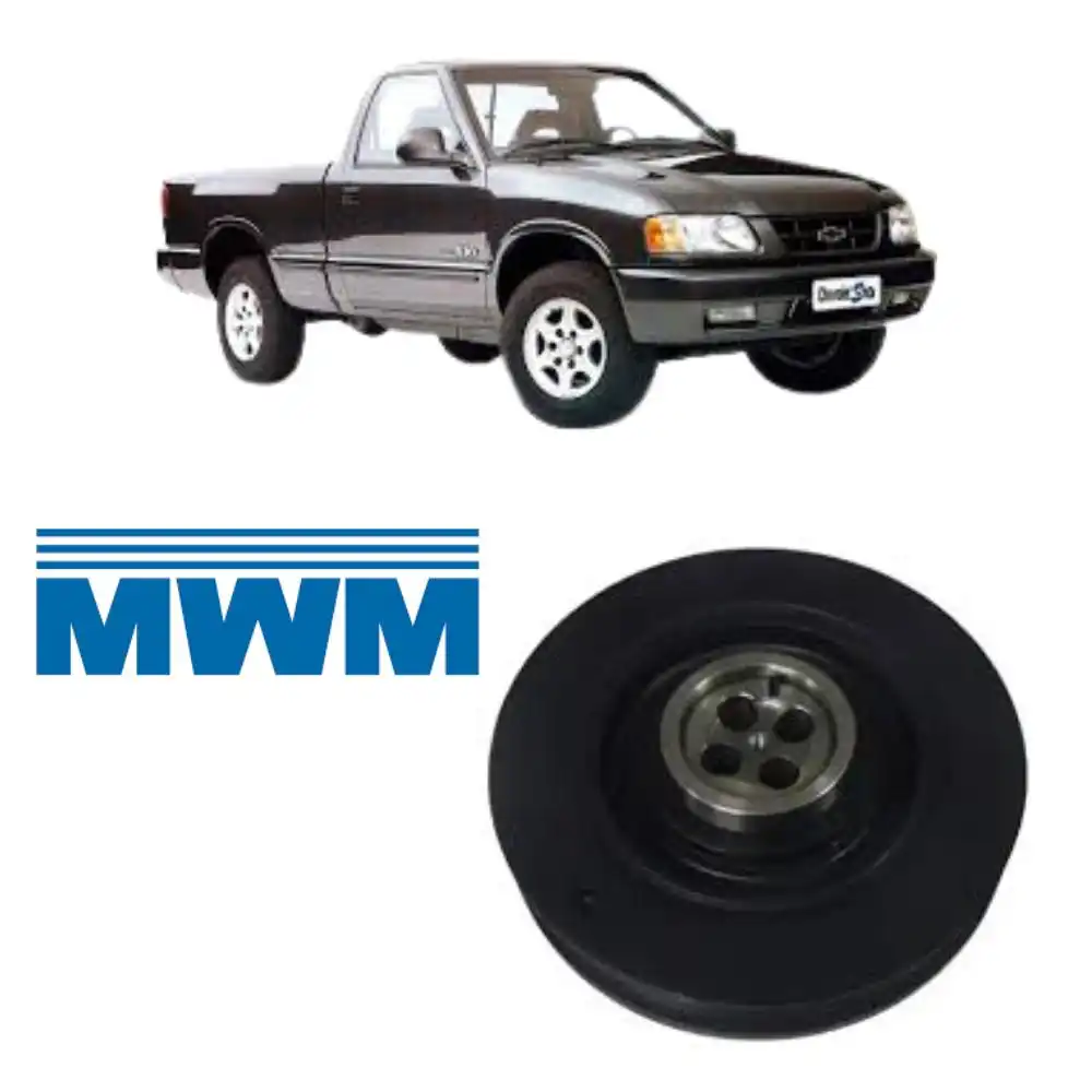 POLIA VIRABREQUIM S-10 2.8 MWM 1995 A 2012