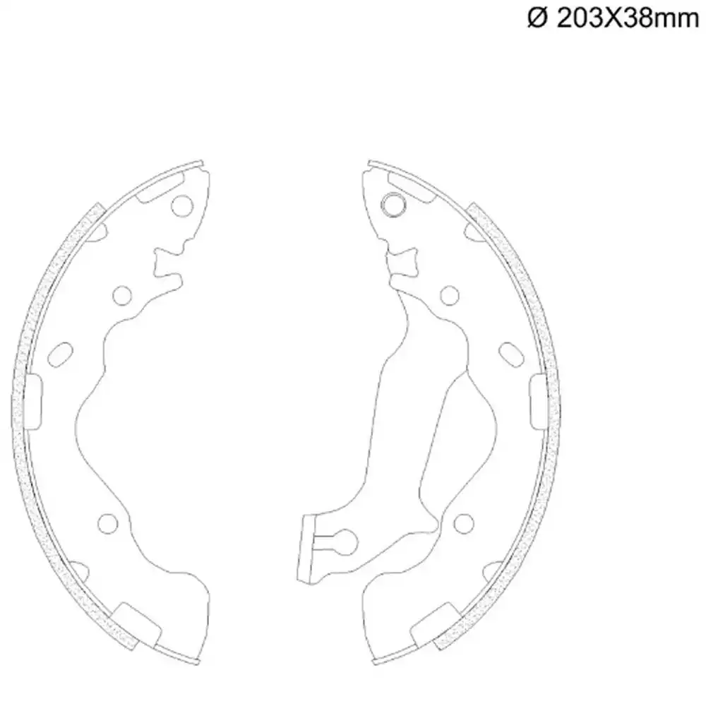 SAPATAS FREIO KIA SOUL 2008 EM DIANTE C/HASTE