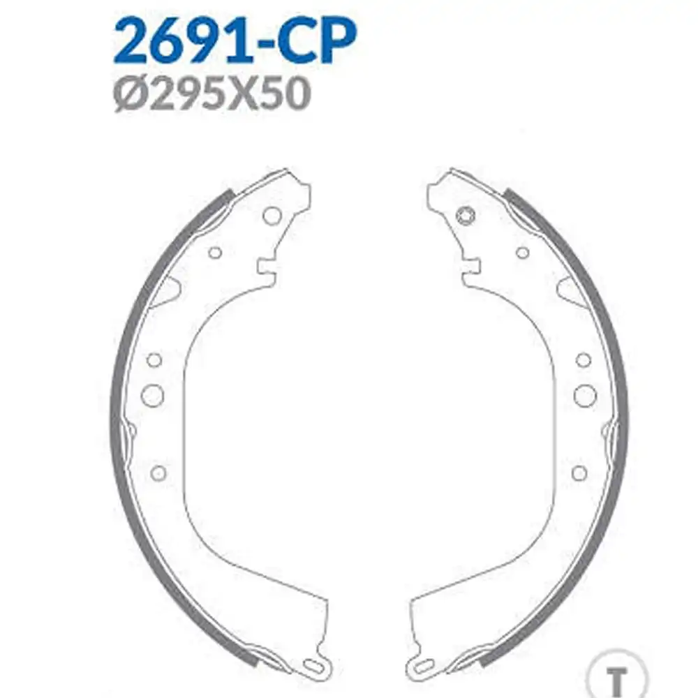 SAPATAS FREIO NISSAN FRONTIER 2.8 TDI 2002 A 2008