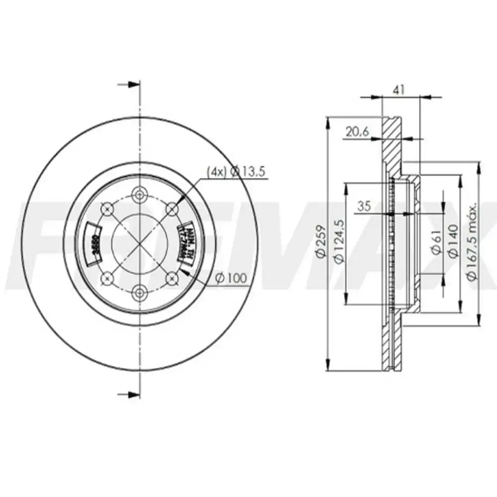 DISCO FREIO DIANTEIRO RENAULT CLIO 1.6 1997 A 2016 VENTILADO
